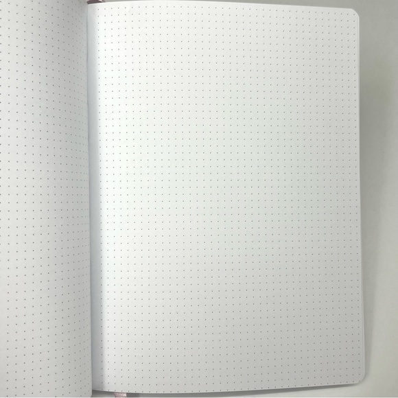 Bullet Journal Hardcover Dotted Gridded Notebook Customizable Bujo Marble Gray - Picture 11 of 17